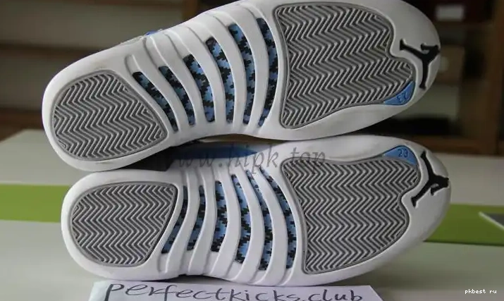 University 12 Jordan Air Blue Grey 0611